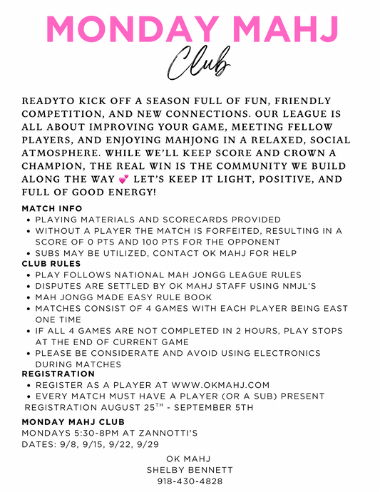 Monday Mahj Club
